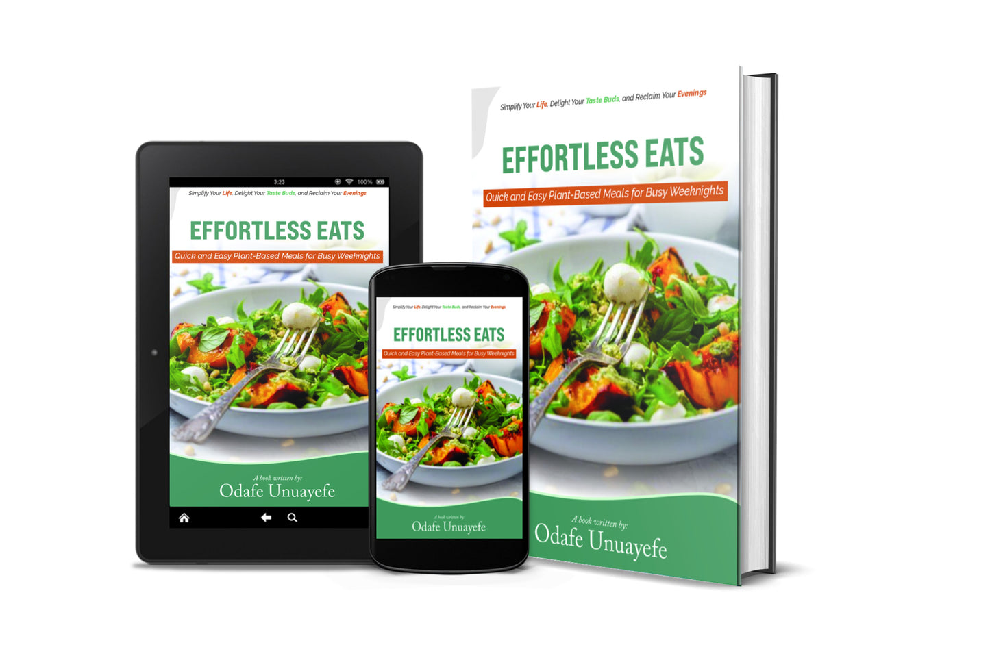 Effortless Eats: A quick plant-based recipe guide designed for busy professionals to simplify healthy eating, boost energy, and improve productivity. Featuring 50+ easy-to-follow recipes for breakfast, lunch, and dinner. Download now to start your healthy eating journey!
