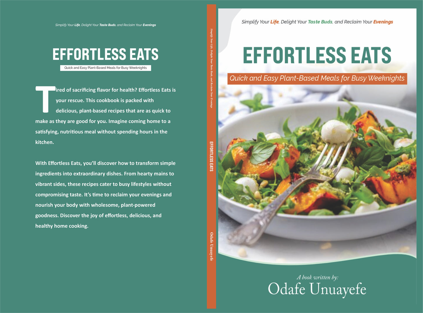 Effortless Eats: A quick plant-based recipe guide designed for busy professionals to simplify healthy eating, boost energy, and improve productivity. Featuring 50+ easy-to-follow recipes for breakfast, lunch, and dinner. Download now to start your healthy eating journey!