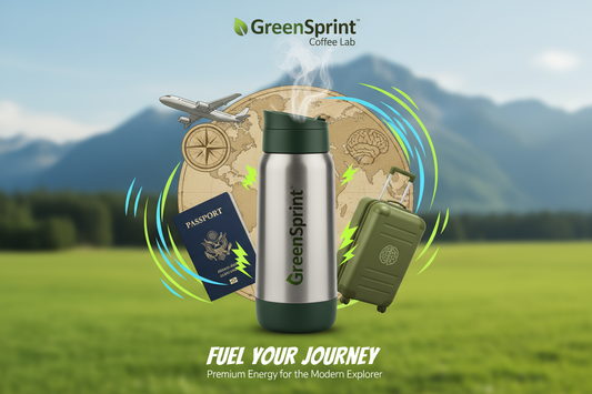 GreenSprint Coffee Lab: Your Ticket to Clean Energy & Unmatched Focus for Travelers!