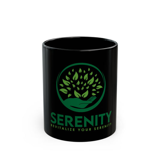 Serenity Black Coffee Mug (11oz, 15oz)