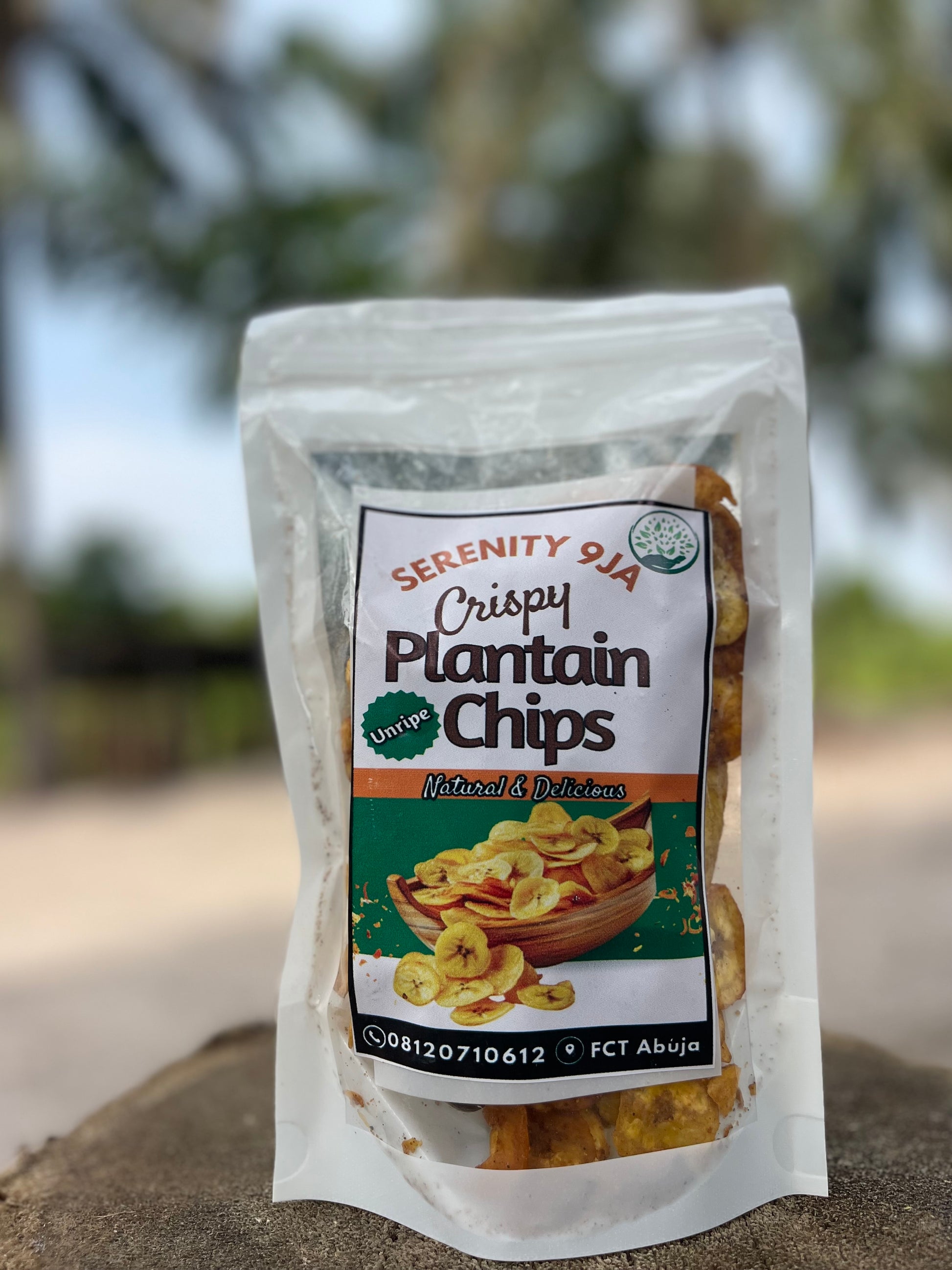 Serenity-9ja-Crispy-Unripe-Plantain-Chips-Healthy-Executive-Snack-Nigeria

Nutrition Facts (per serving): 120 calories, 3g protein, 5g fibre. Scan the back for a full breakdown.