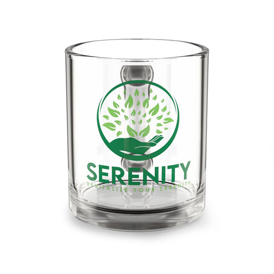 Serenity Clear Glass coffee Mug - 10oz