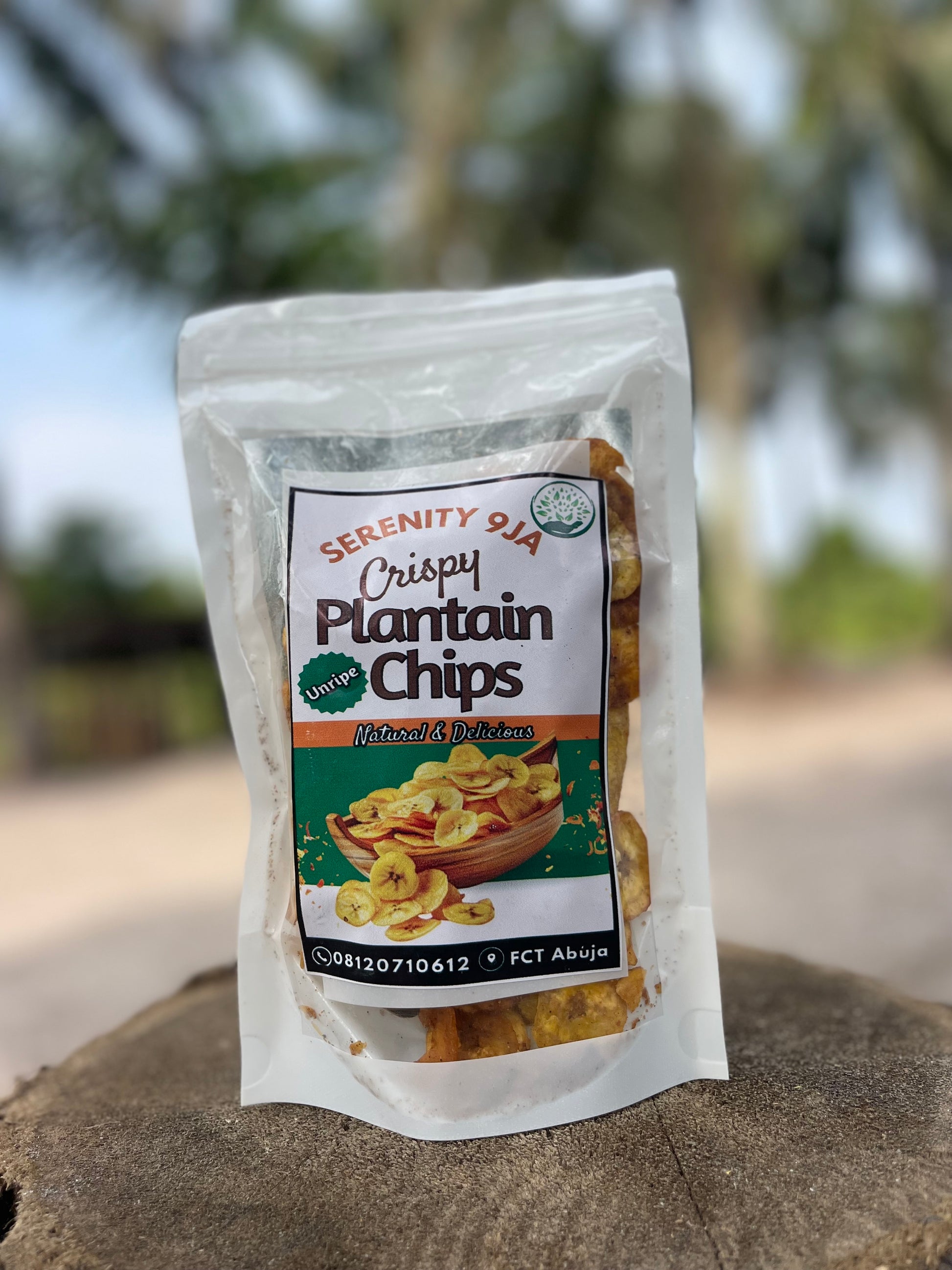 Serenity-9ja-Crispy-Unripe-Plantain-Chips-Healthy-Executive-Snack-Nigeria

Nutrition Facts (per serving): 120 calories, 3g protein, 5g fibre. Scan the back for a full breakdown.