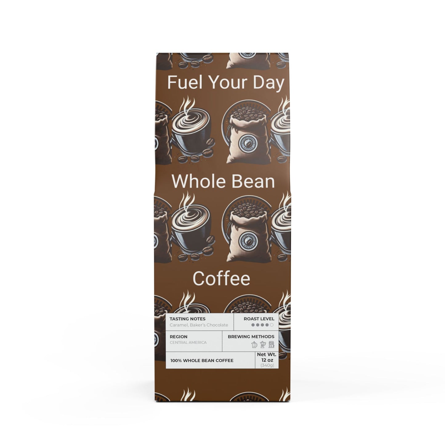 Fuel Your Day Coffee Blend is a medium-dark roast that originates from the fertile soils of the Flathead Valley. It's Bold, robust, and irresistibly smooth, offering a deep, smoky dark chocolate, caramelized sugar, and a hint of spice. Expertly roasted for a full-bodied, rich taste, it's perfect for strong brews, espressos, and lattes. Fuel your day with intensity and flavour.